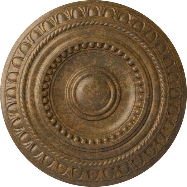 Ekena Millwork Artis Ceiling Medallion (Fits Canopies up to 6 7/8"), Hnd-Painted Rubbed Bronze, 15 3/4"OD x 1 3/8"P CM15ARRZS - main
